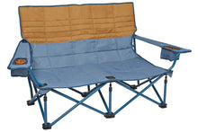 Low-Love Seat Camping Chair - Portable Folding Chair for Festivals Camping and Beach Days