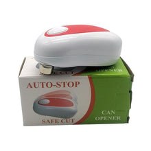 Non Slip Round Handheld Opener Cut Auto-stop Battery Smooth Edge Special Automatic Can Opener For Tin Cans