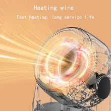 High power desktop electric heater household 1000W office air circulation large wind shaking head heater warm fan