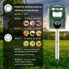 Broox 501 Solar Animal Repeller Cat Repellent Outdoor Skunk Squirrel Deer Rabbit Fox Monkey Wild Boar Bird Pigeon Rodent Raccoon
