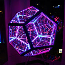 Infinite Dodecahedron Color Art Light