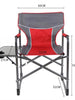 Portable Folding Camping Chair Lightweight Aluminum Camping Picnic Beach Directors Chair with Side Table