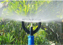 1/2 inch plastic 360 degree rotating garden sprinkler head for garden agricultural irrigation