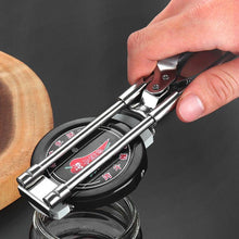 Stainless Steel Silvery Multi-function Non-slip Corkscrew Polished Can Jar Bottle Opener