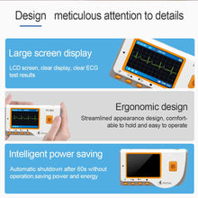 Electrocardiograph Machine LCD Display ECG Recording Device ECG Electrode Production Machine Holter ECG Monitor