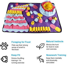Pet Activity Enrichment Dog Sniffing Mat Food Game Blanket Puzzle Carpet Nose Work Snuffle Mat for Dogs