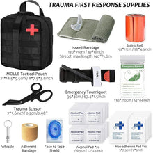 Custom Emergency Tactical SOS tactical portable first aid kit bag survival emergency kit