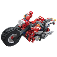 COGO 298 PCS Plastic Motorcycle Science Build Toy Construction Block Set For Children