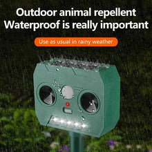 Solar mouse repellent drives animal outdoor waterproof and environment-friendly ultrasonic animal repellent
