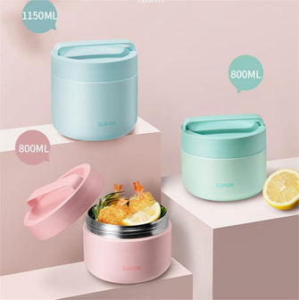 316L stainless steel portable thermal insulation bucket, female and male students, long-term thermal insulation, Korean bento box, thermal insulation lunch box