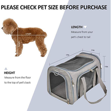 Airline Approved Custom Color Logo Foldable Portable Soft Pet Carrier Dog Cat Travel Bag