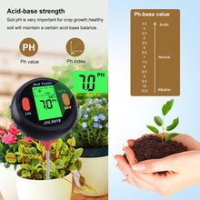 Portable 5 in 1 soil tester PH meter horticulture farm soil moisture content tester sunlight temperature humidity detector Port 7 buyers