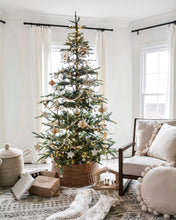 7' King Noble Fir Artificial Christmas Tree with 500 Warm White LED Lights