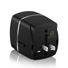 BONAZZA Universal International Travel Adapter Kit with 4Amps 4 USB Ports - UK, US, AU, Europe All in One Plug Adapter - Over 150 Countries & USB Power Adapter for iPhone, Android, All USB Devices