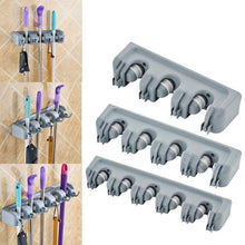 5/4/3 Position Mop Holder Kitchen Organizer Brush Broom Hanger Storage Rack Household Mop Brush Hanger Kitchen Gadgets