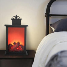 LED Flame Campfire Lantern Fireplace Lamp