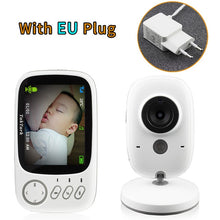 3.2 inch Wireless Video Color Baby Monitor High Resolution Baby Nanny Security Camera  Night Vision Temperature Monitoring