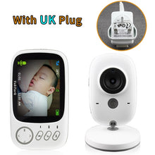 3.2 inch Wireless Video Color Baby Monitor High Resolution Baby Nanny Security Camera  Night Vision Temperature Monitoring