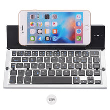 Foldable Bluetooth Keyboard, Folding Wireless Keyboard with Portable Pocket Size,Aluminum Alloy Housing,for iPad, iPhone,Windows