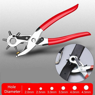 HOUSEHOLD REVOLVING LEATHER HOLE PUNCHER