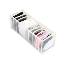 AA Foldable Underwear Drawer Organizers Dividers Closet Dresser Clothes Storage Organizer Box For Bras Scarves Ties Socks Boxes