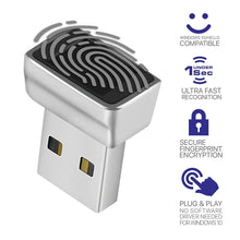 USB Fingerprint Reader for Windows 10 Hello, Biometric Scanner for Laptops & PC