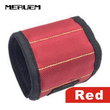 Woodworking Magnetic Wristband Portable Tool Bag Electrician Wrist Tool Belt Screws Nails Drill Bits Holder Repair Tools