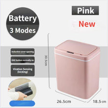 12/14/16L Intelligent Trash Can Automatic Sensor Dustbin Sensor Electric Waste Bin Home Rubbish Can For Kitchen Bathroom Garbage