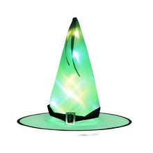 Halloween Decoration Witch Hat LED Lights Halloween For Kids Party Decor Supplies Outdoor Garden Tree Hanging Ornament