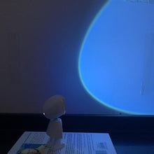 Atmospheric Sunset Robot Lamp LED