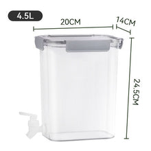 5200ml Cold Water Jug Household Can Rotate with Faucet Fruit Teapot Kettle Cool Water Bucket Kitchen Drinkware Kettle Pot