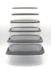 Kitchen Storage Box 6 Pcs Container Set Organizer Airtight Pantry Noodle Legume Cereal Pastas Transparent Refregerator Seal Food