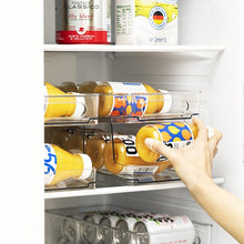 Refrigerator storage box transparent fresh-keeping refrigerated drawer rolling beer beverage layered storage box