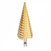 3-12 4-12 4-20 4-32mm HSS Straight Groove Step Drill Bit Titanium Coated Wood Metal Hole Cutter Core Cone Drilling Tools Set