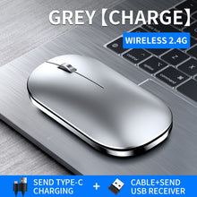 MC 502 2.4G Wireless Bluetooth Mouse Button Mute Noiseless Charging Wireless Mous with USB Receiver Mouse
