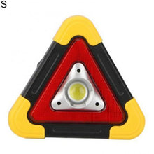 Multi-function Solar Rechargeable Car LED Triangle Warning Light Auto Work Lamp