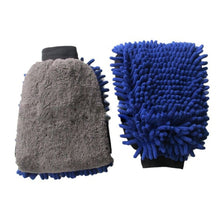 Waterproof Car Wash Microfiber Chenille Gloves Thick Car Cleaning Mitt Wax Detailing Brush Auto Care Double-faced Glove