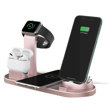 3 In 1 Fast Wireless Charger Induction Charging Station for IPhone Huawei Xiaomi Samsung Charging Dock Station for Apple Watch