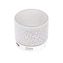 A9 Mini Portable Speaker Bluetooth Wireless Car Audio Dazzling Crack LED Lights Subwoofer Support TF Card For PC/Mobile Phone
