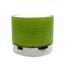 A9 Mini Portable Speaker Bluetooth Wireless Car Audio Dazzling Crack LED Lights Subwoofer Support TF Card For PC/Mobile Phone