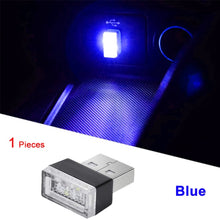 Mini USB LED Night Lights Car Interior Atmosphere Lamp Auto Decoration Ambient Lighting LED Neon Bulb Car Goods 5V White Red