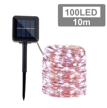10M 20M 30M LED Solar Lamp Outdoor LED String Lights Fairy Holiday Christmas Party Garland Solar Garden Decor Waterproof Lights