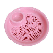 1Pcs Creative Kitchen Gadgets Double Layer Drained with Vinegar Dish Dumpling Dinner Plate Products Kitchen Accessories Dishes