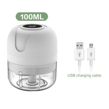 3 In 1 Wireless Electric Garlic Chopper Crusher Automatic Egg Whisk Milk Cream Beater USB Rechargeable Kitchen Food Mixer Masher