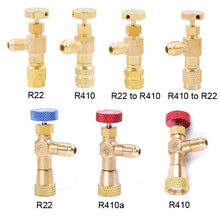 R410a R22 Refrigeration Tool Air conditioning Safety Valve Adapter Fitting 1/4" 5/16" Inch Male/Famale Charging Hose Valve