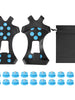 1 Pair 10 Studs Anti-Skid Snow Ice Climbing Shoe Spikes Ice Grips Cleats Crampons Winter Climbing Anti Slip Shoes Cover