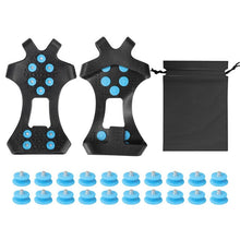 1 Pair 10 Studs Anti-Skid Snow Ice Climbing Shoe Spikes Ice Grips Cleats Crampons Winter Climbing Anti Slip Shoes Cover