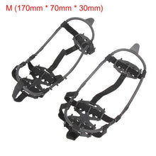 24 Studs Anti-Skid Snow Ice Climbing Shoe Spikes Ice Grips Cleats Crampons Winter Climbing Anti Slip Shoes Cover