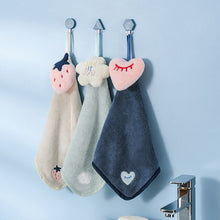 Cartoon Lovely Hand Towel Toilet Kitchen Household Hanging Cloth Absorbent Thickening Children Baby Hand Towel Cleaning Products