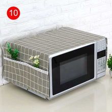 35*95cm Microwave Oven Dustproof Cover With Pockets Cloth Microwaves Protector Covers TOER889